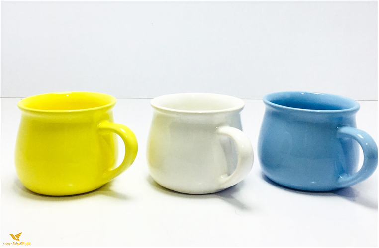 لیوان رنگی طرح رجینا