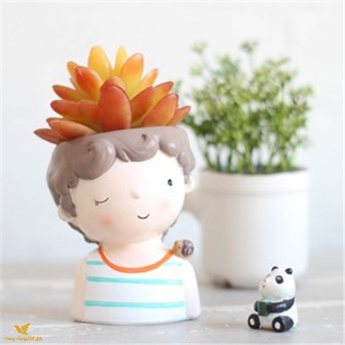 گلدان فانتزی طرح پسر