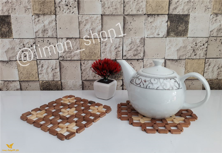 زیر دیگه چوبی گرد و مربع