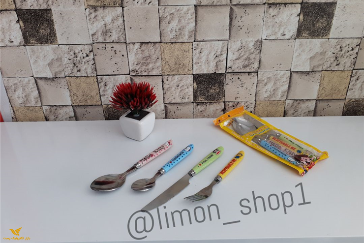 ست قاشق و چنگال دسته سرامیکی انکیش هوم کودک