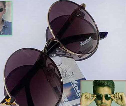 عینک آفتابی شیشه گرد زنانه و مردانه