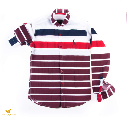 پیراهن مردانه طرح دار P1007