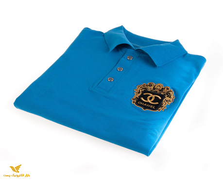 تی شرت یقه دار مردانه طرح PS1062-CHANEL