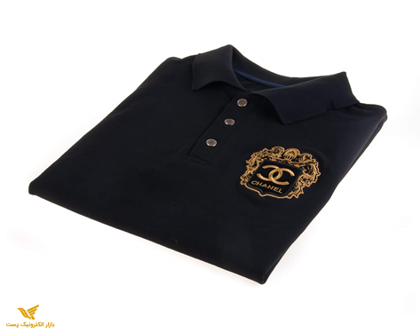 تی شرت یقه دار مردانه طرح PS1064-CHANEL