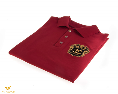 تی شرت یقه دار مردانه طرح PS1063-CHANEL