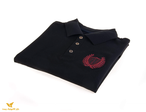 تی شرت یقه دار مردانه ساده-PS1070