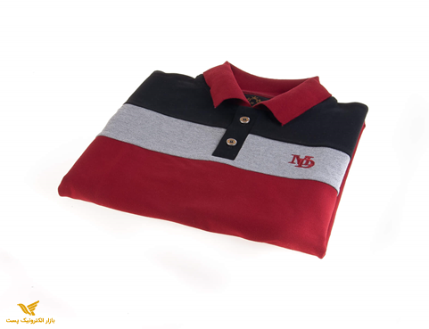 تی شرت یقه دار مردانه طرح PS1056-MD