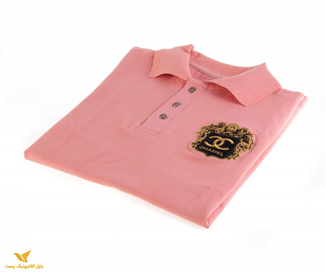 تی شرت یقه دار مردانه طرح PS1065-CHANEL