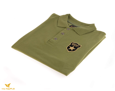 تی شرت یقه دار مردانه طرح مارشال-PS1040