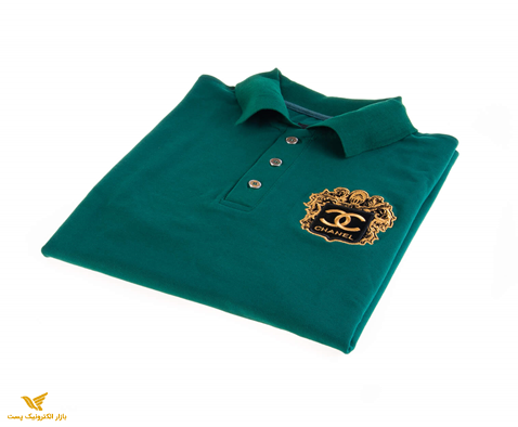 تی شرت یقه دار مردانه طرح PS1059-CHANEL