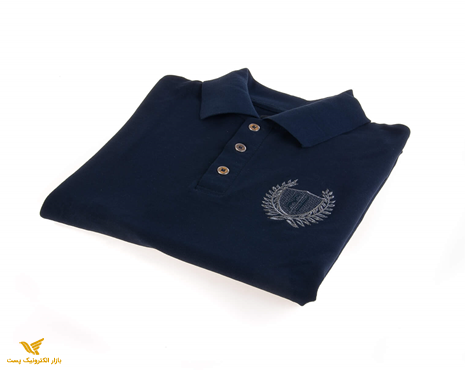 تی شرت یقه دار مردانه ساده-PS1077