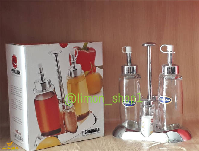 سرویس آبلیموخوری و نمکپاش کروم