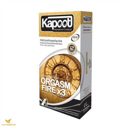 کاندوم کاپوت تاخیری مدل co1513.Orgasm Fire X3