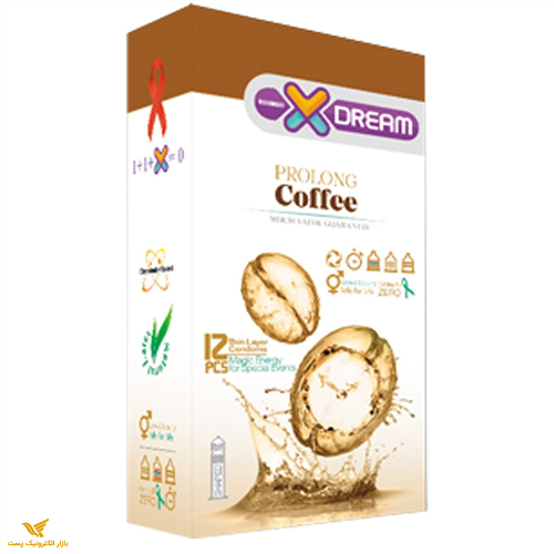کاندوم ایکس دریم تاخیری قهوه-Prolong Coffe-کد 1529