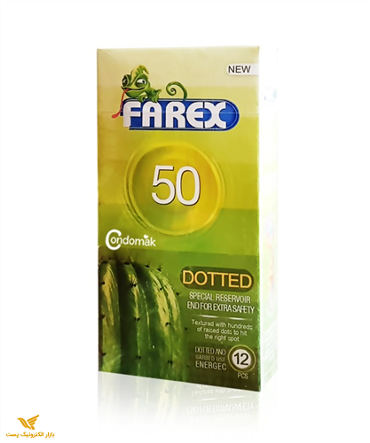 کاندوم فارکس مدل 50 Dotted-کد co1022