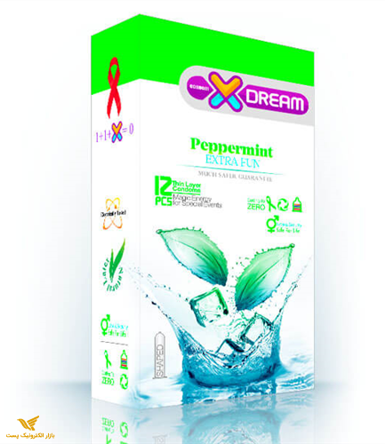 کاندوم ایکس دریم نعنایی-PEPPERMINT-کد 1523