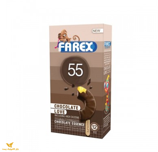 کاندوم فارکس مدل شکلاتی 55-Chocolate Love-کد co1518