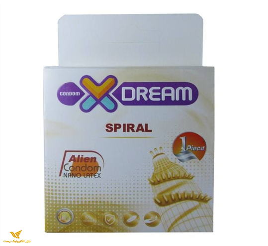 کاندوم ایکس دریم فضایی چرخشی-SPIRAL-کد 1566
