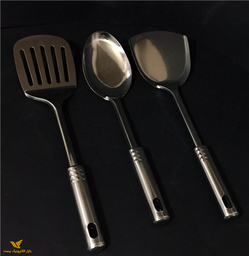 کفگیر  و ملاقه استیل 