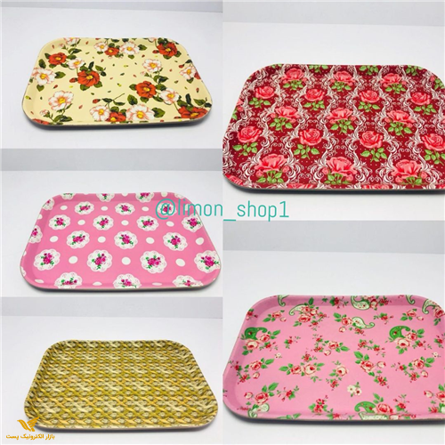 سینی مستطیل کف چرمی