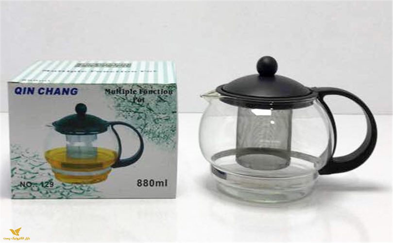 قوری صافی دار پیرکس 880 میلی لیتر