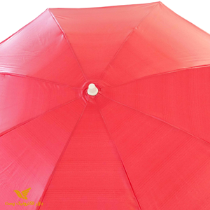 سایبان گرد 2 متری پک کامل تک رنگ قرمز