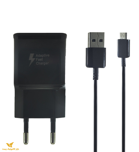 شارژر دیواری فست شارژ سامسونگ مدل S8 همراه با کابل