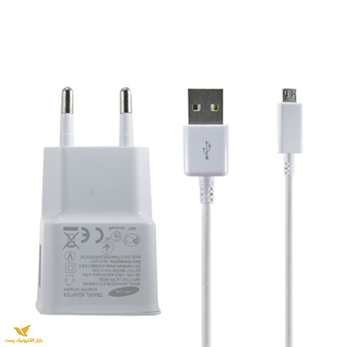 شارژر دیواری فست شارژ سامسونگ مدل S4 همراه با کابل