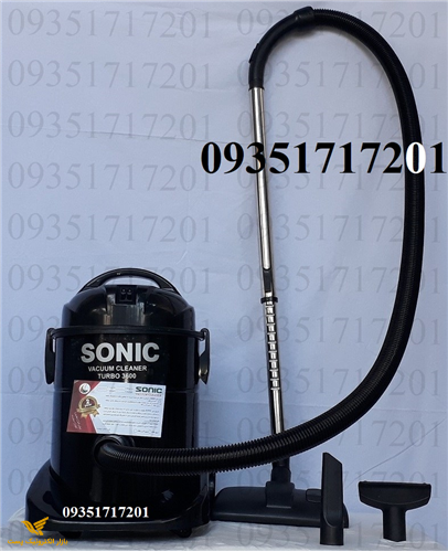 جارو برقی سطلی Sonic سینی بزرگ لوله استیل