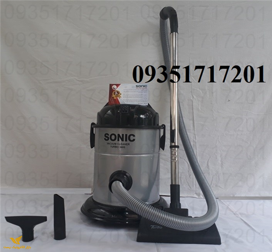 جارو برقی سطلی سونیک Sonic نقره ای سینی کوچیک