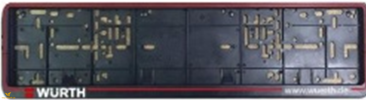 قاب پلاک خودرو ورث مدل Logo