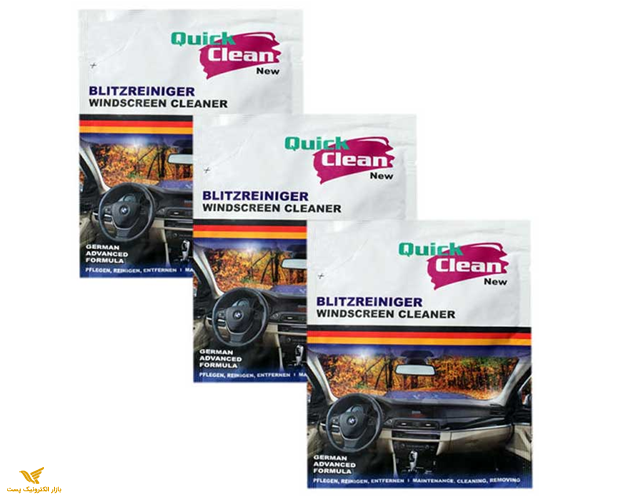 شیشه شوی خودرو کوئیک کلین حجم 30 میل 3 عددی
