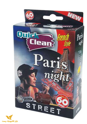 خوشبو کننده خودرو کوییک کلین مدل paris night
