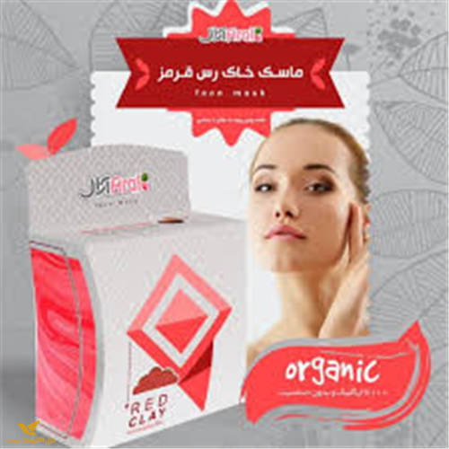 ماسک پوست حساس خاک رس قرمز (ماسک زیباسازی و سفت کننده پوست)