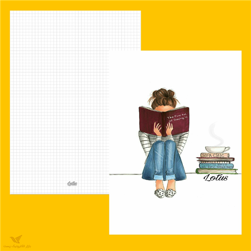 دفترشطرنجی لوتوس-100برگ-A4