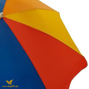 سایبان گرد 2 متری قرمز- زرد