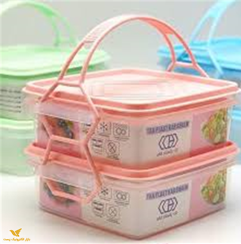 ظرف درب دار دو طبقه TAK PLAST