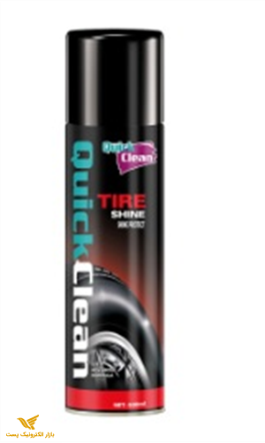 اسپری براق کننده لاستیک خودرو کوئیک کلین کد 2614 حجم 500 میلی لیتر