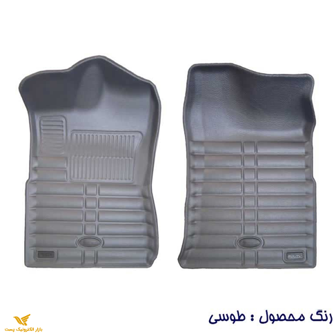 کفپوش 3 بعدی مزدا وانت تک کابین - طوسی