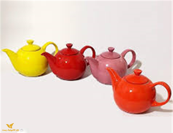 قوری چای سرامیکی رنگی