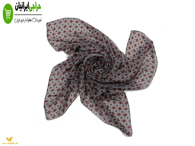 روسری حریر مجلسی کد 124