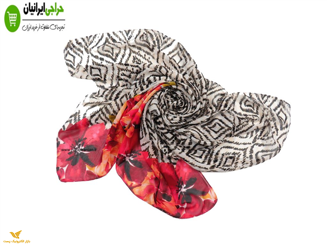 روسری حریر مجلسی کد 125