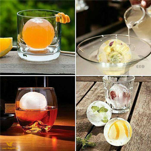 قالب یخ کروی 4 خونه دو عددی 
