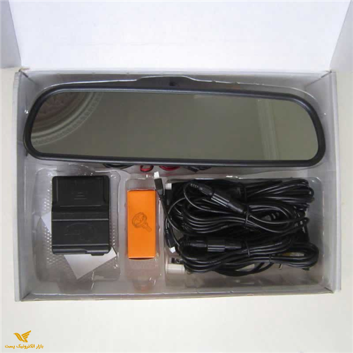 مانیتور آینه ای همراه با دوربین claro و سنسور 4 تایی