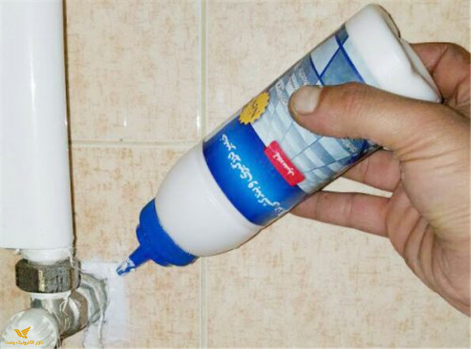 خمیر چسب چند کاره درزگیری بندکشی سرامیک کاشی دیوار گچی کیفیت متوسط