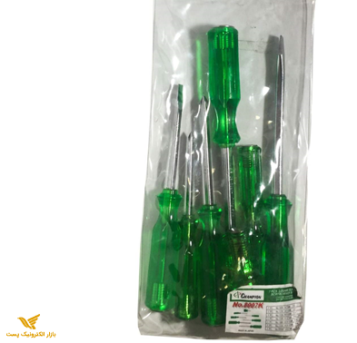 پیچ گوشتی چکش خور 6 عددی