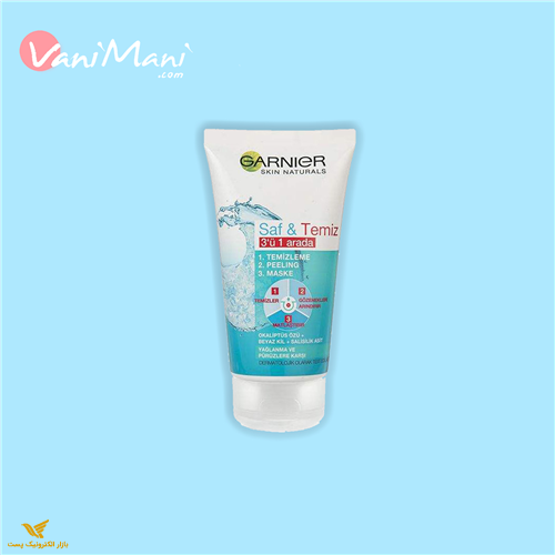 اسکراب پاک کننده پوست گارنیه مدل Pure Active 3in1