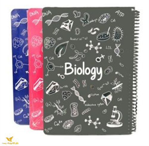 دفتر فرمول 100 برگ وزیری سیمی Biology پونیکس