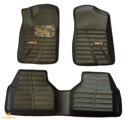  کفپوش. سه بعدی پلی اتیلن گیلان پژو پارس - Peugeot 405 پلاک استیل