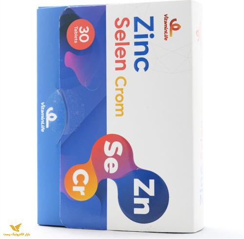قرص زینک سلن کروم ویتامین هاوس 